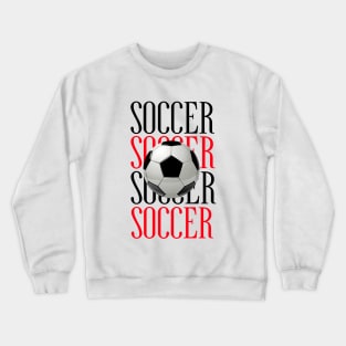 SOCCER Ball Crewneck Sweatshirt